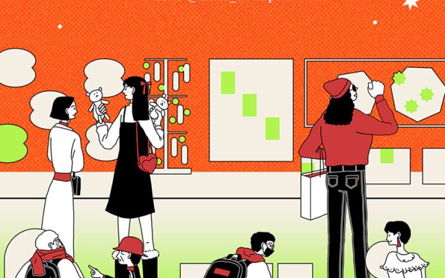 聖誕節插畫賀卡4