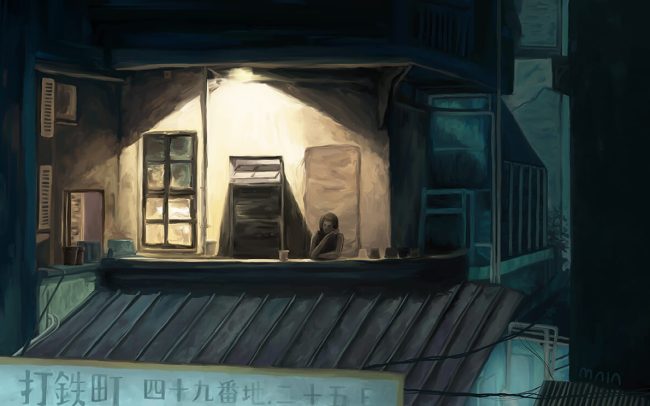 建築插畫 台北 中山站 風景