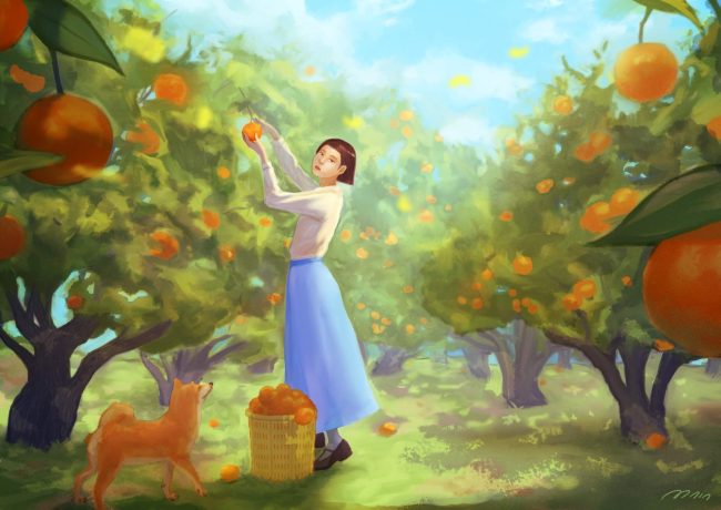 台灣 插畫家 馬不講話 maia 作品 - 2024 新年賀卡