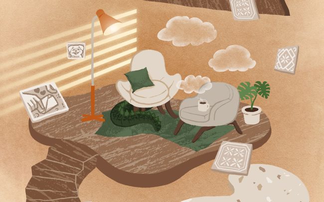 嶼地 室內設計 印象插畫